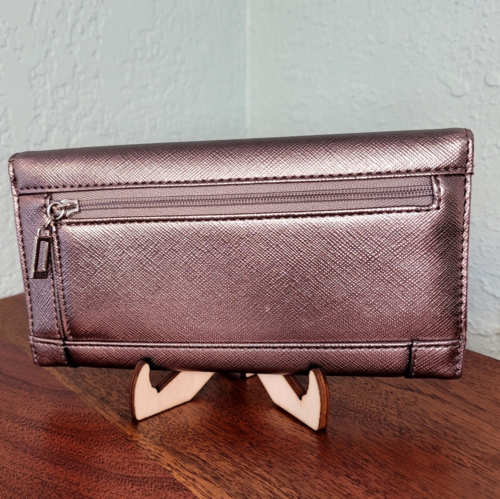GUESS Metallic Wallet - Picture 4 of 14
